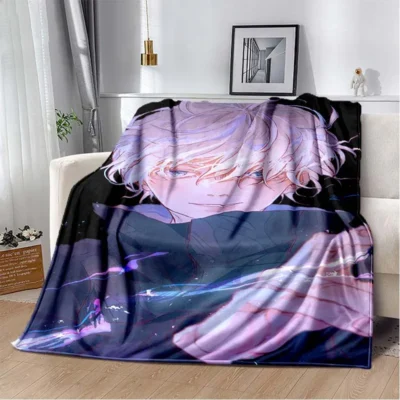 Jujutsu Kaisen 3D Cartoon Anime blanket for bed Picnic blanket Sofa thin blanket Customized blankets Air 12 - Jujutsu Kaisen UK Store