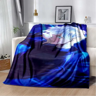 Jujutsu Kaisen 3D Cartoon Anime blanket for bed Picnic blanket Sofa thin blanket Customized blankets Air 13 - Jujutsu Kaisen UK Store