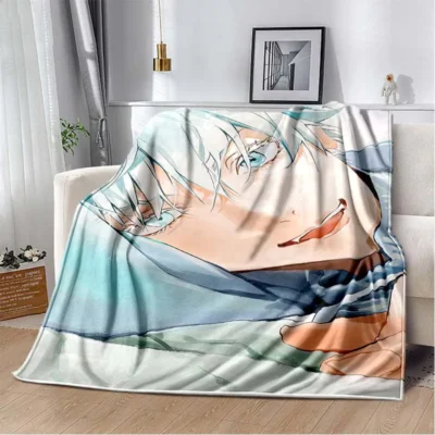 Jujutsu Kaisen 3D Cartoon Anime blanket for bed Picnic blanket Sofa thin blanket Customized blankets Air 14 - Jujutsu Kaisen UK Store