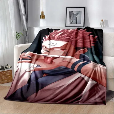 Jujutsu Kaisen 3D Cartoon Anime blanket for bed Picnic blanket Sofa thin blanket Customized blankets Air 16 - Jujutsu Kaisen UK Store