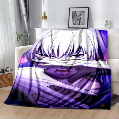 Jujutsu Kaisen 3D Cartoon Anime blanket for bed Picnic blanket Sofa thin blanket Customized blankets Air 17 - Jujutsu Kaisen UK Store