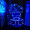 Jujutsu Kaisen 3D Lamp Anime Gojo Satoru Jujutsu Kaisen Yuji Itadori LED Night Light Brdroom Decor 4 - Jujutsu Kaisen UK Store
