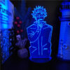Jujutsu Kaisen 3D Lamp Anime Gojo Satoru Jujutsu Kaisen Yuji Itadori LED Night Light Brdroom Decor 6 - Jujutsu Kaisen UK Store