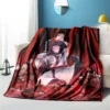 Jujutsu Kaisen Printed Soft thin Blanket Flannel Blanket for summer Portable Blanket for Living Room Anti 1 - Jujutsu Kaisen UK Store